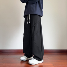 CK2515-特P40控78休闲裤男美式复古宽松直筒阔腿裤55棉45聚酯，男装休闲裤，电商B370