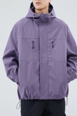 新款现货户外连帽夹克男冲锋衣外套JK814-P80，男装夹克，星座1204-3