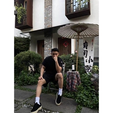 1506/QA15140/P32美式潮牌印花标语T恤夏季重磅纯棉印花圆领上衣，男装T恤，星座1506