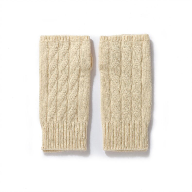 2025年冬季新款百搭无缝杻花手套，手套，天盛羊绒