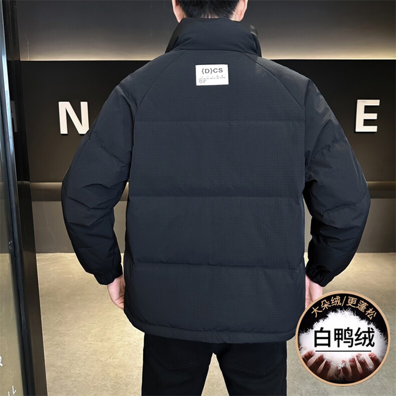 M838-P165标50%白鸭绒男士2025冬季羽绒服时尚潮流立领夹克,男装夹克,星座507A（原星座306B-2）