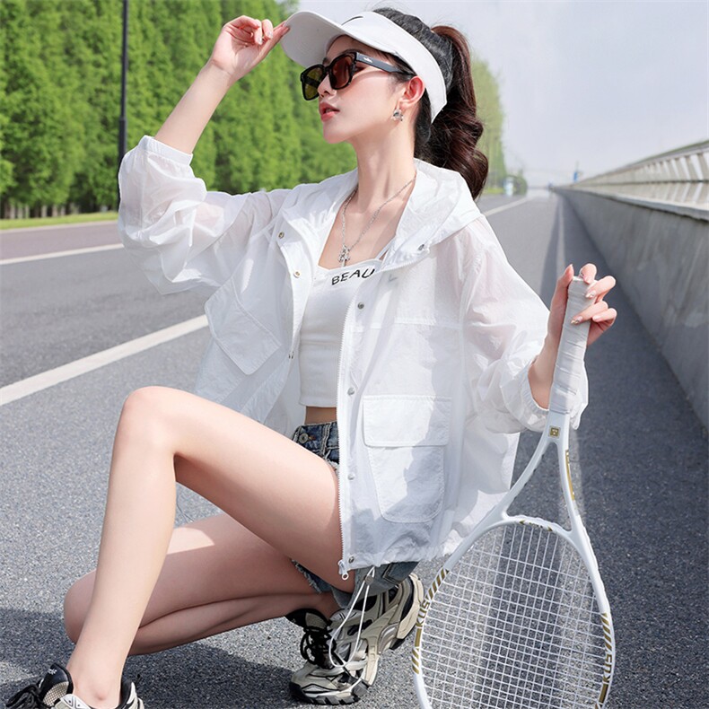 杭亦诺2362春夏新款韩版宽松立领百搭小个子抽皱短外套女显瘦上衣，女装防晒衣，依万里