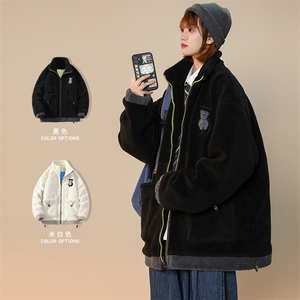 冬款加绒加厚棉衣外套中性风羊羔绒时尚棉服男士8843-P110控价138
