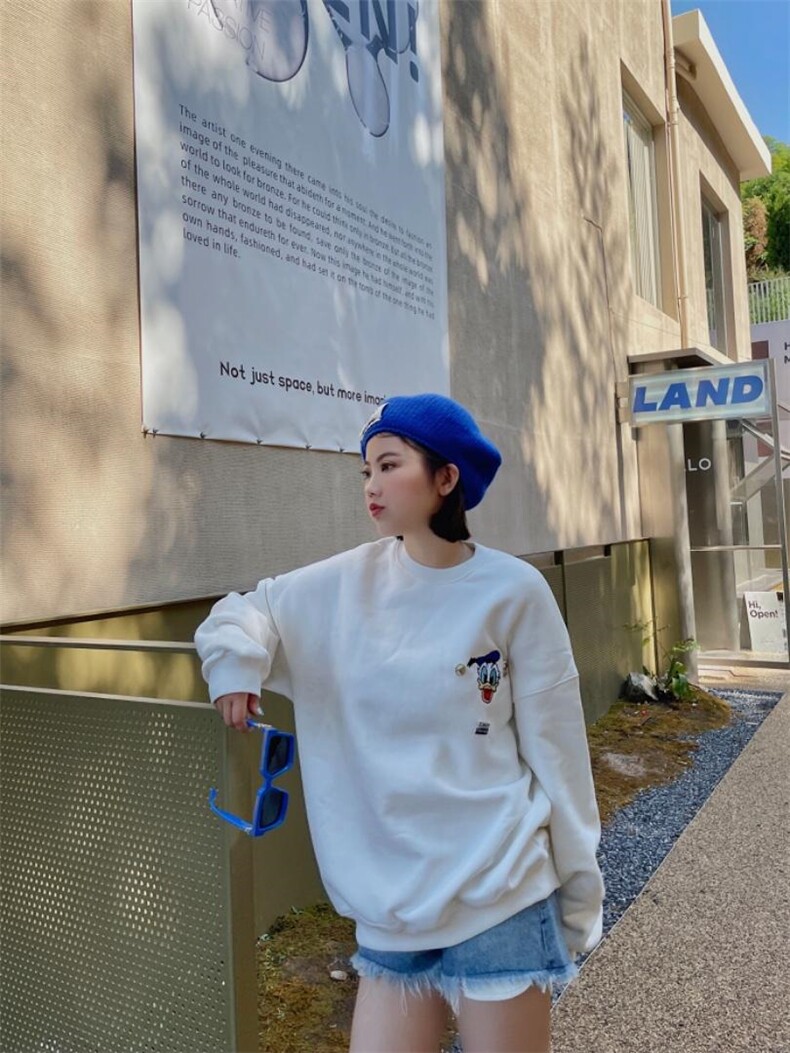 2021/加绒卫衣/NEW，女装卫衣/绒衫，潘朵拉