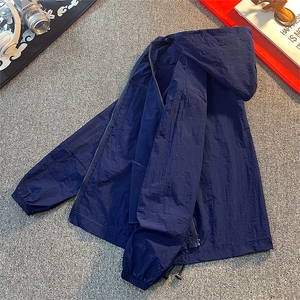 UPF50＋港风连帽宽松夹克新款防嗮衣F609P40图片