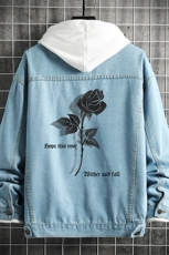 牛仔夹克男大码牛仔外套男茄克NJ77279-P60，男装工装外套，电商A040A