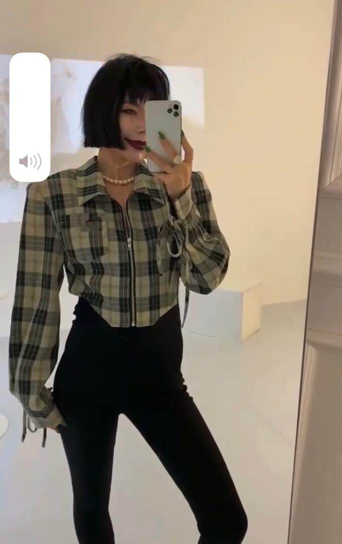 【现货】格子外套，其它，悠奈尔