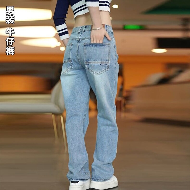 1506-1/KFT11431加绒/P50加绒加厚高端牛仔裤男士美式直筒宽松,男装牛仔裤,星座1506-1
