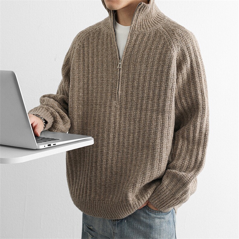 重磅老钱针织衫毛衣男秋冬厚款高级感套头潮牌休闲内搭衣服,男装针织衫/毛衣,星座914