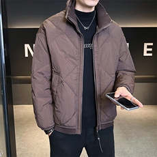 90新标白鸭绒羽绒服菱格设计假两件保暖外套YR3136-P269，男装羽绒服，电商D342