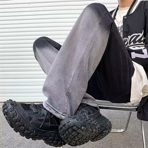 美式渐变牛仔裤男款秋季长裤潮 N6058 P45图片