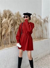【现货】秋冬新款气质卫衣裙，女装卫衣/绒衫，芷炫