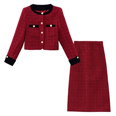 （现货）小香风套装女新款气质优雅休闲两件套，女装套装/套裙，韩蔻秀