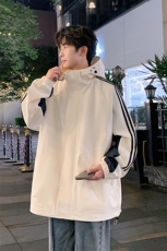 秋季二开宽松夹克男撞色三防冲锋衣外套DSA157B-JK7832-P75，男装夹克，电商A157B