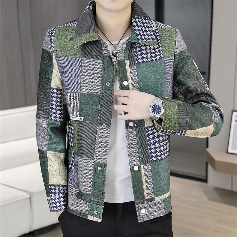 507A-JK251-P902025Q秋季时尚男士夹克青年外套,男装夹克,星座507A（原星座306B-2）