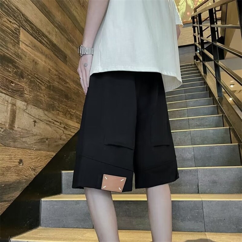 反穿休闲短裤男士韩版潮高街百搭夏季2024新款ins五分裤K5317-P34,男装牛仔裤,星座412-2