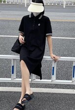 2022夏季Polo连衣裙，女装连衣裙，雷洛奇丽