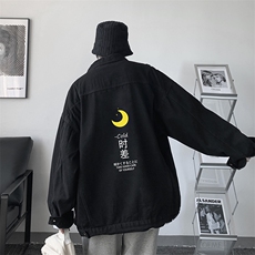 牛仔夹克男大码牛仔外套男茄克NJ77047-P60，男装夹克，电商A040
