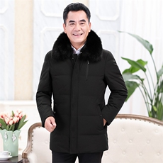 8805/款长年有货！中老年棉服男爸爸加绒加厚大毛领棉衣男，男装棉衣，星座1216（原钱塘722）