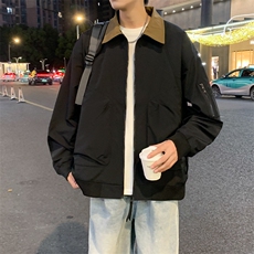夜景潮牌秋季小米格防水翻领夹克男士冲锋衣外套A406JK2557P70，男装夹克，星座309（原A406）