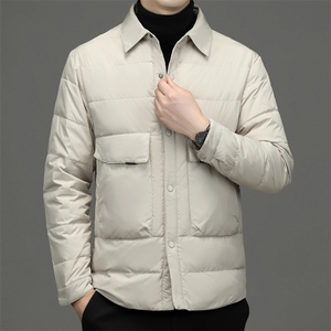 BEYR816钱塘2020-2中年男士冬季新款商务休闲厚款羽绒服P165图片