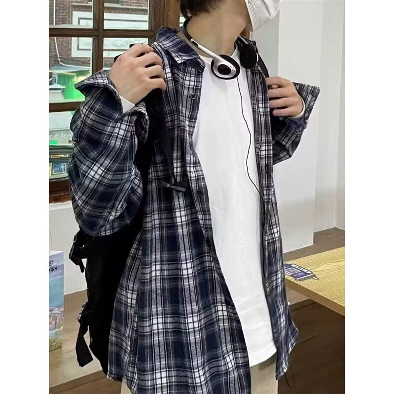 DC002-P35早秋季新款潮流百搭青少年休闲宽松工装衬衣-网图现货,男装衬衫,星座603-2