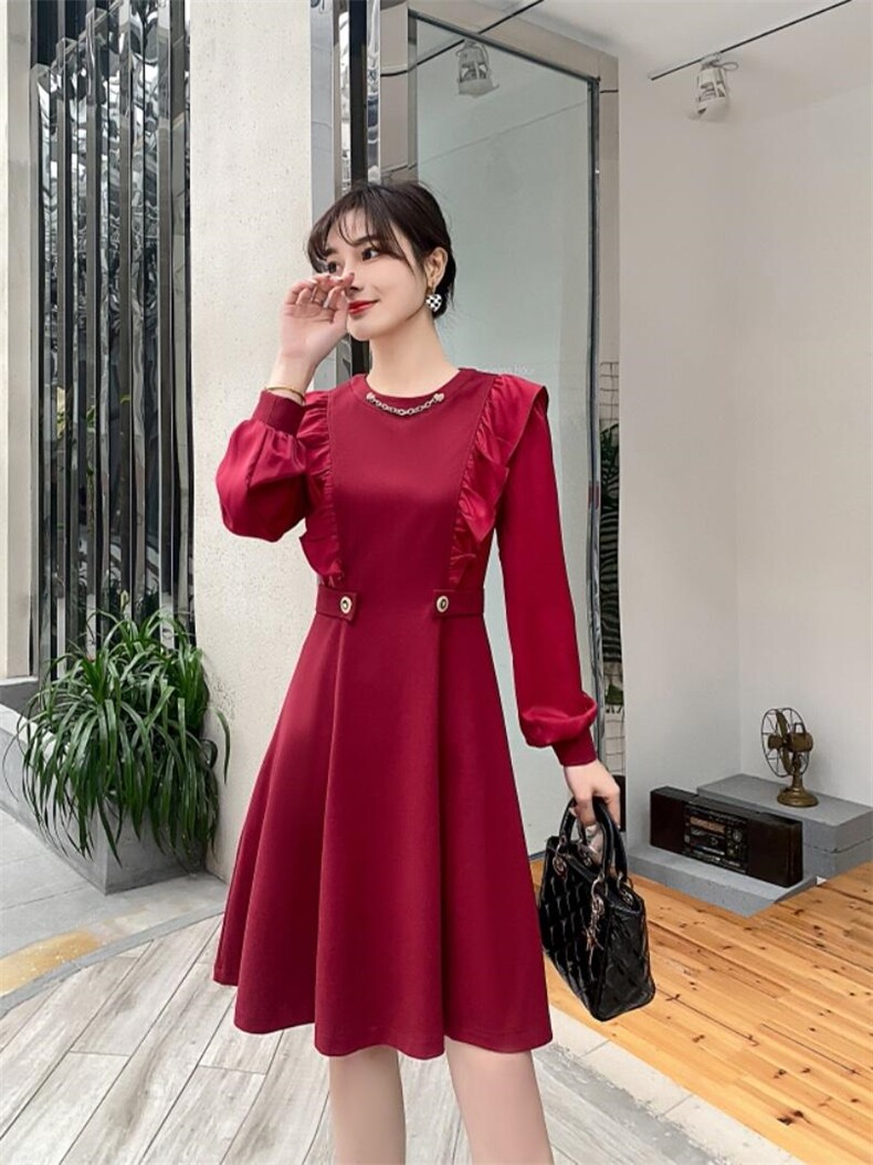 淑女型连衣裙，女装连衣裙，千禧宏运