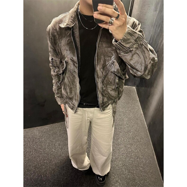 【有货】JK8957LL-特P88美式复古cleanfit解构牛仔外套男水洗夹克,男装工装外套,星座1007（原301D）