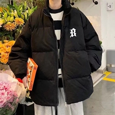 棉衣2025冬季新款男女宽松加厚防风情侣保暖外套潮棉服外套，男装棉衣，星座715-4