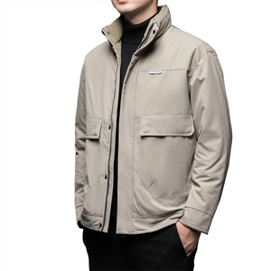 D8830秋冬新款2023年男士休闲羽绒服加厚保暖夹克外套P200图片