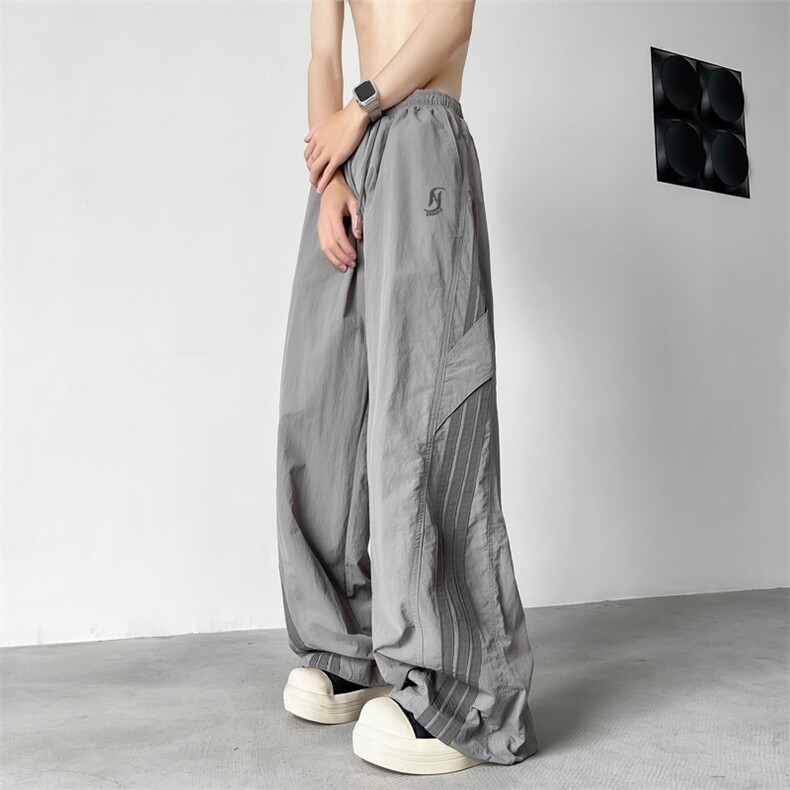 百搭冲锋裤降落伞兵裤休闲裤男速干高街潮流长裤子G1815/P43，男装休闲裤，电商D202