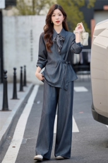 小香风套装女2025秋季新款高级感巨好看的大方得体职业穿搭一整套，女装套装/套裙，依路服饰