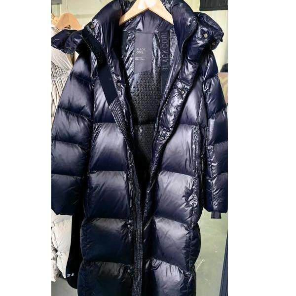 2024年冬季新款保暖鹅绒黑钻升级版长款羽绒服，女装羽绒服，牛米欧羽绒服工厂店