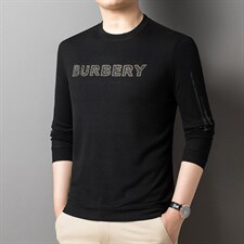 2023春秋季薄款男士卫衣中年圆领印花长袖男装休闲宽松上衣打底衫，男装卫衣，电商B212（原钱塘6029）