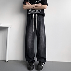松紧抽绳腰头莱赛尔面料百搭时尚男裤K2556P55，男装休闲裤，电商D325