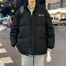 ！2024冬季新款男士立领棉衣百搭印花情侣棉服外套MY312特P55，男装棉衣，电商B220