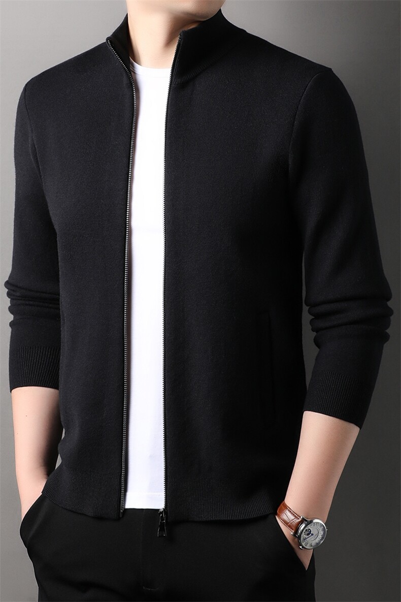 HPN-A32412秋季新款男士长袖开衫青年休闲外套服装,女装短外套,电商B360