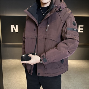 新标连帽轻奢男羽绒服现货高品质情侣保暖外套数据款Y2553-P245图片