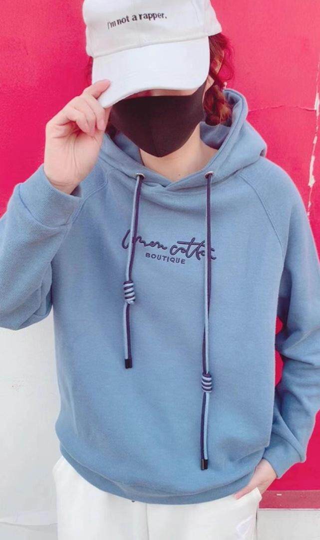 春款戴帽卫衣，女装卫衣/绒衫，E·贝空间