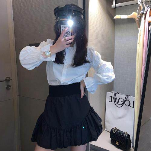 87288泡泡袖衬衫，女装衬衫，XTZ style