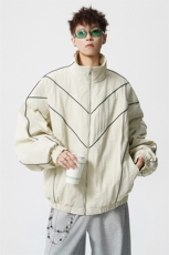 可二开机能防寒棉服M-5XL大码涤纶棉服男白底78176P138控198，男装棉衣，星座226-1