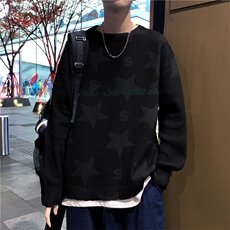 毛衣男韩版潮流宽松圆领毛衣字母有改MY5014P43，男装针织衫/毛衣，星座1116-2
