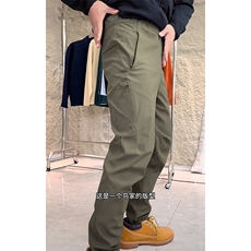 复合牛奶丝版本网图慎用户外骑行防泼水休闲裤K59701-特P45控88，男装休闲裤，电商A001-1