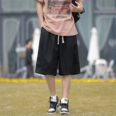 夏季纯色短裤新款休闲裤男慵懒时尚潮牌工装裤DK9020P22，男装休闲裤，星座1116-2