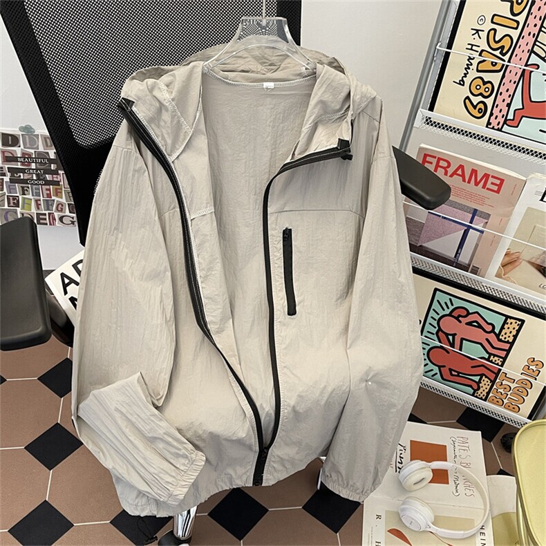 防晒衣超薄透气夏季宽松帅气情侣夹克衫休闲空调服TY155P42,男装夹克,星座1013-1