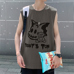 夏季港风宽松青少年休闲背心TC1114-P25图片