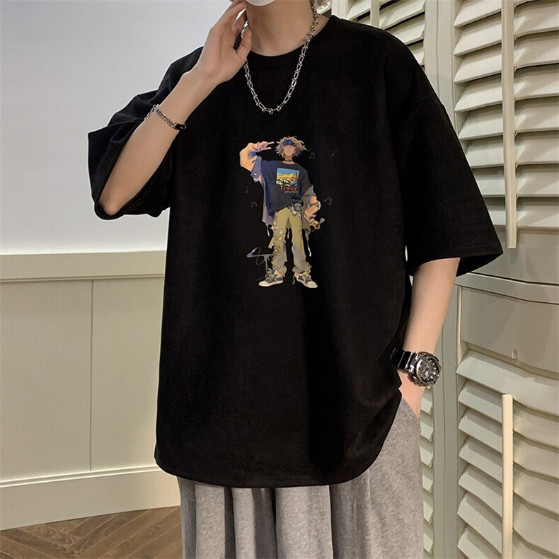 麂皮绒短袖t恤男大码半袖男JD82419-P25,男装T恤,电商A040