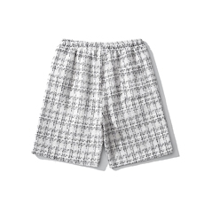 1白底短裤男大码M-5XL中性风男士中裤男潮流五分裤DK8797P40控59，男装牛仔裤，星座226-2