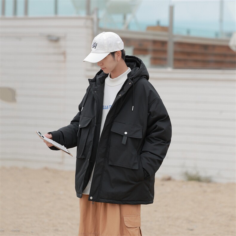 秋冬季工装棉衣男加厚棉袄外套ins情侣款面包棉服M0719-P110,男装棉衣,星座308B-2