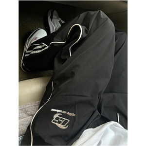 直筒裤子男士夏季薄款工装男装宽松运动休闲长裤 KC3002图片